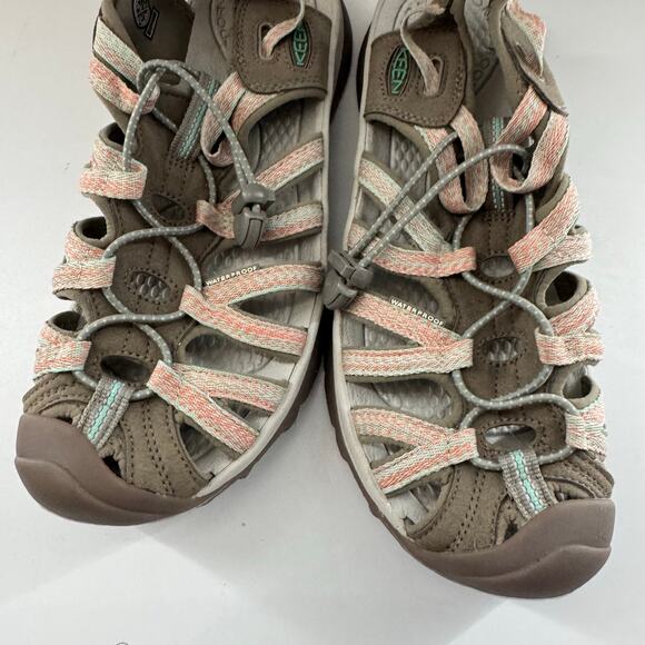 Keen Whisper Women's Size 10 Shoes Brown orange Comfort Outdoor Hiking Sandals - Picture 5 of 5